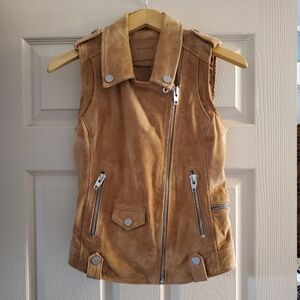 Blank NYC Suede Vest, Butterscotch / Toffee